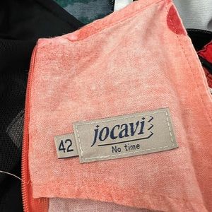 Beautiful orange-toned maxi dress